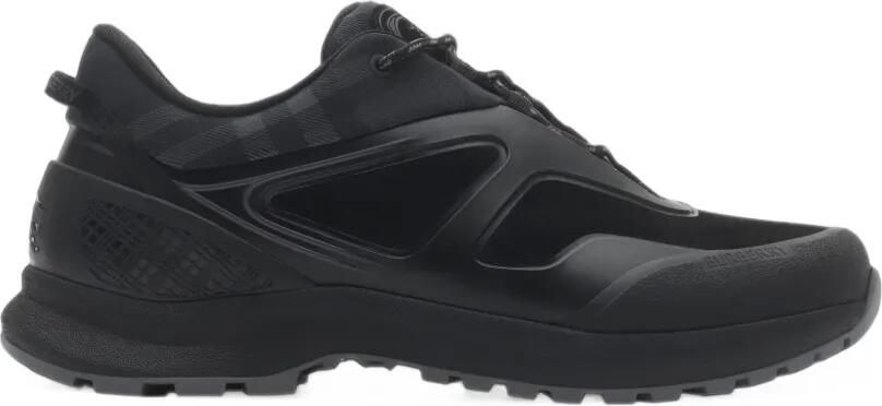 Burberry Check and mesh Discover sneakers Zwart
