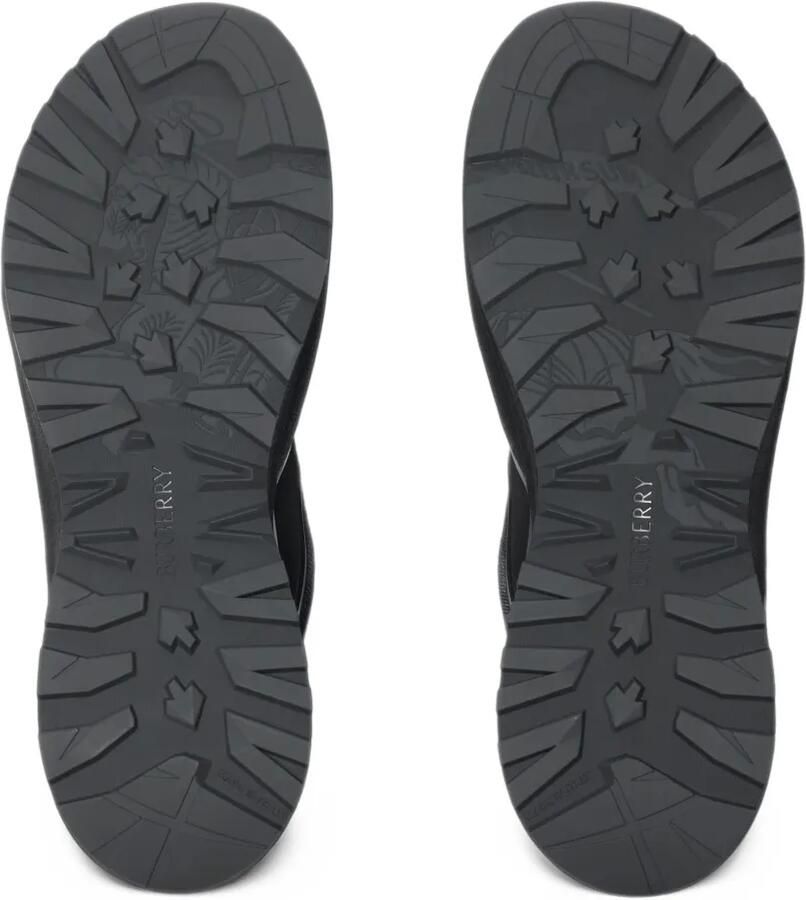 Burberry Check and mesh Discover sneakers Zwart - Foto 2