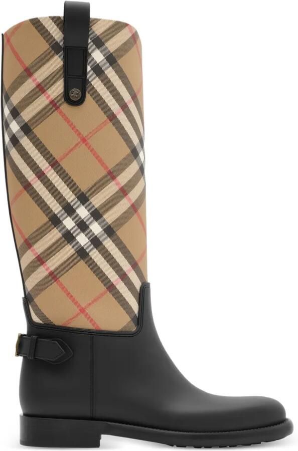 Burberry Check Cavalier outdoor laarzen Beige