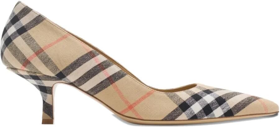 Burberry Check Dame pumps Beige
