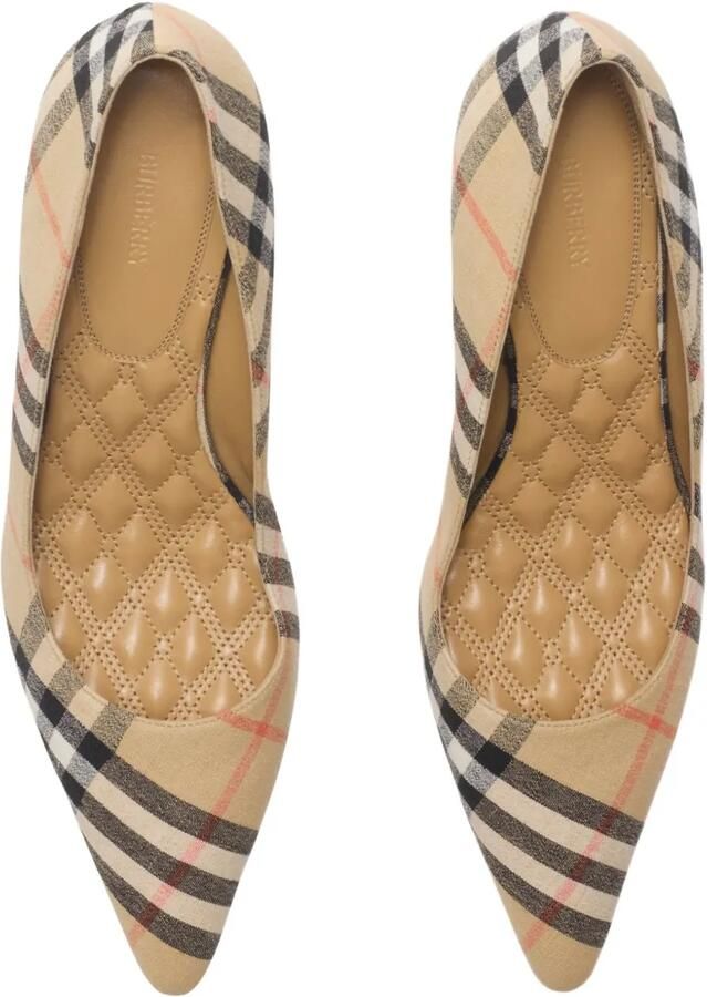 Burberry Check Dame pumps Beige - Foto 3