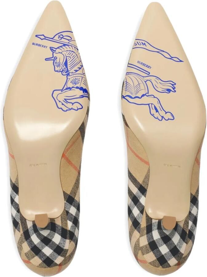 Burberry Check Dame pumps Beige - Foto 2