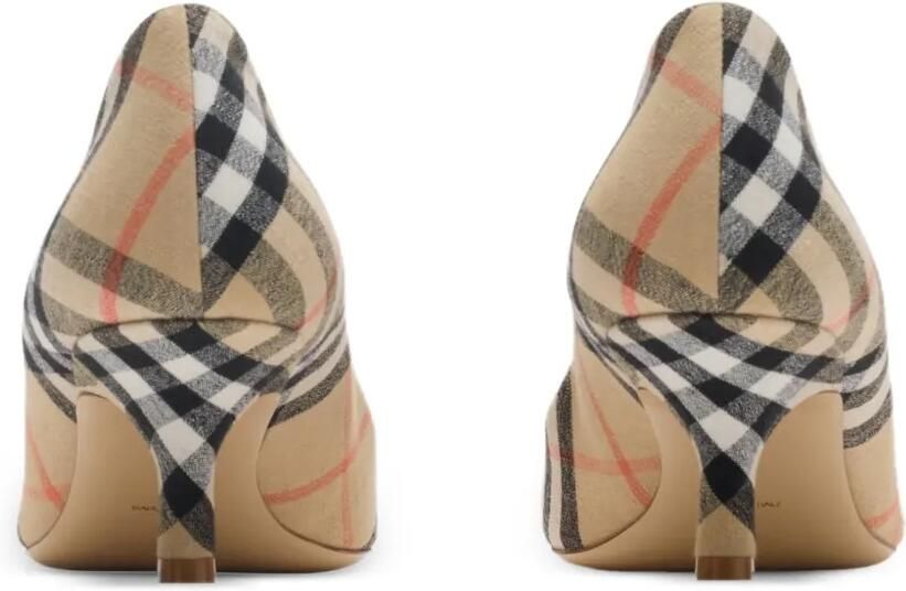 Burberry Check Dame pumps Beige - Foto 4