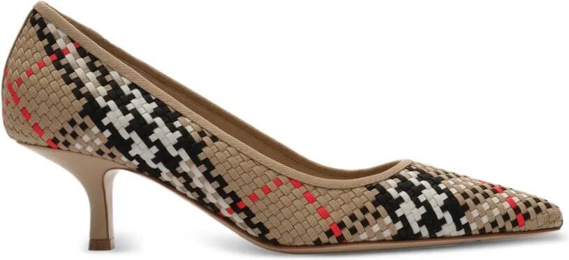 Burberry Check Dame pumps Beige