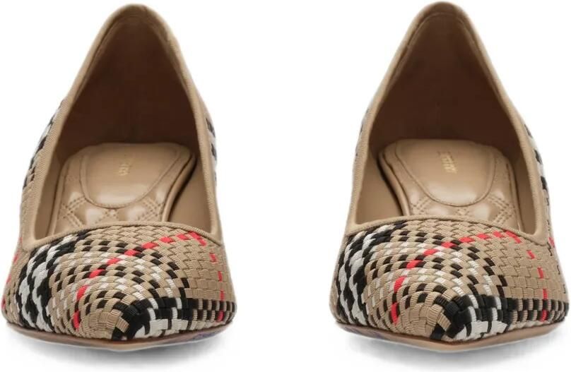 Burberry Check Dame pumps Beige - Foto 5