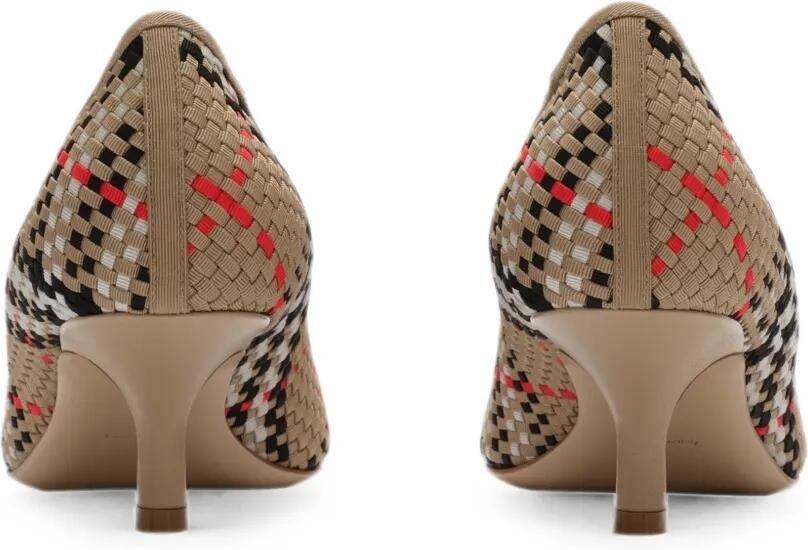 Burberry Check Dame pumps Beige - Foto 4