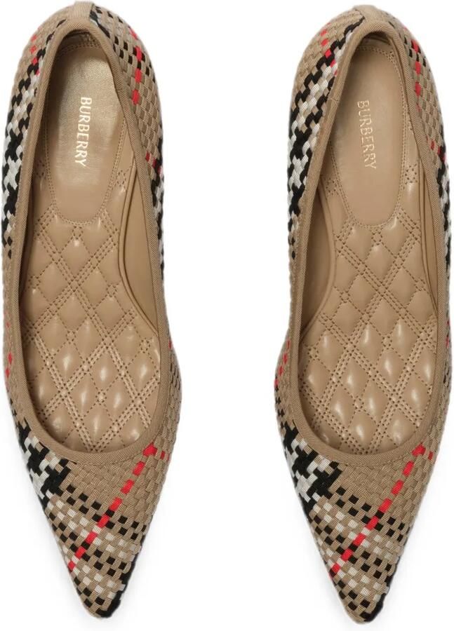 Burberry Check Dame pumps Beige - Foto 3