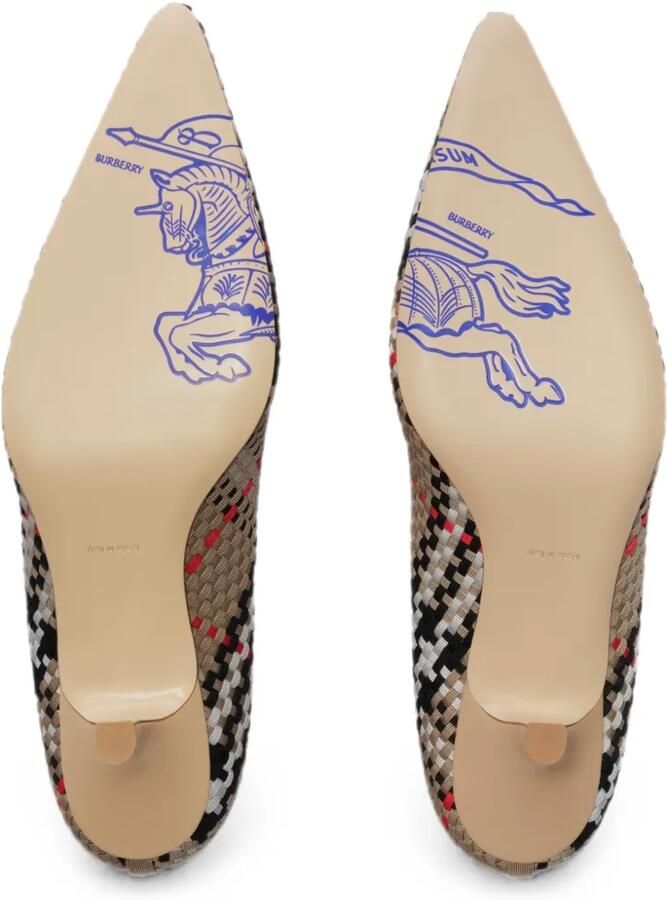 Burberry Check Dame pumps Beige - Foto 2