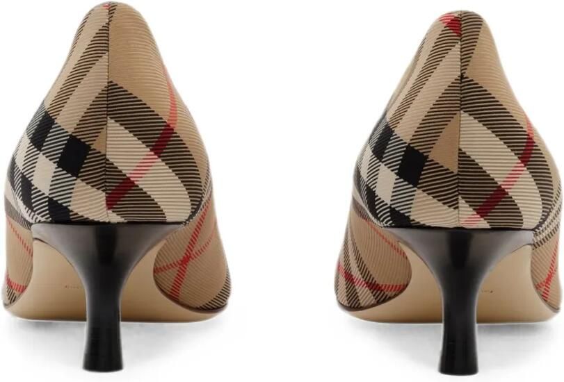 Burberry Check lage pumps Beige - Foto 4
