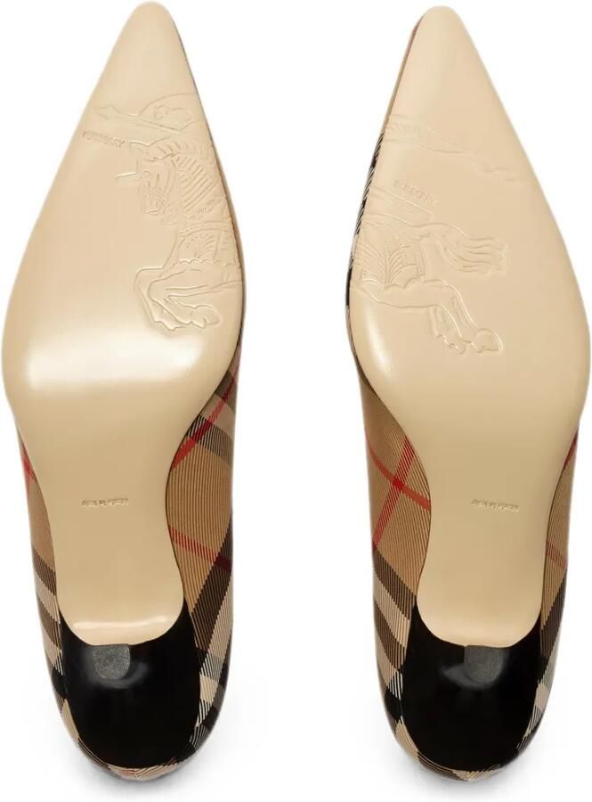 Burberry Check lage pumps Beige - Foto 2