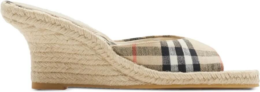Burberry Check Mews espadrilles Beige