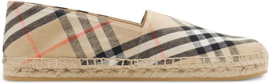 Burberry Check Mews espadrilles Beige