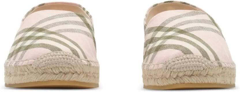 Burberry Check Mews espadrilles Roze - Foto 2