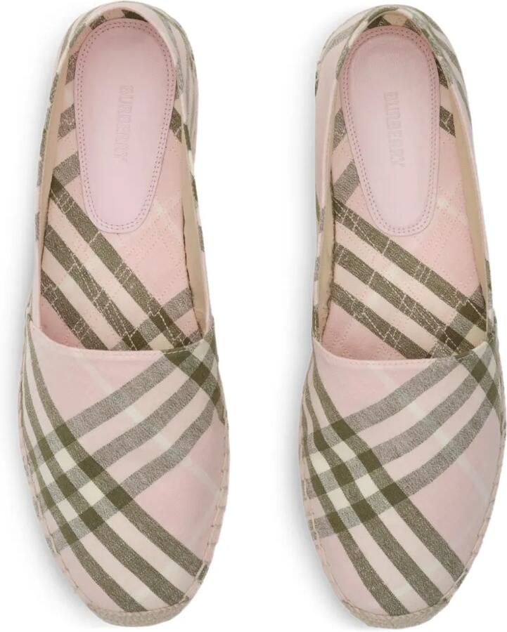Burberry Check Mews espadrilles Roze - Foto 4