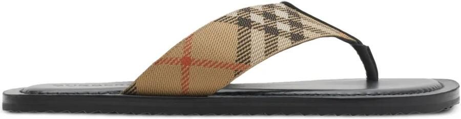 Burberry Check Pavilion sandalen Beige