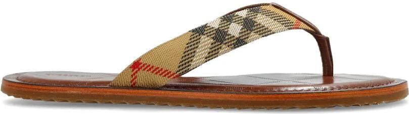 Burberry Check Pavilion sandalen Beige