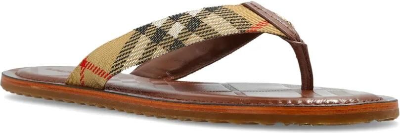 Burberry Check Pavilion sandalen Beige - Foto 5