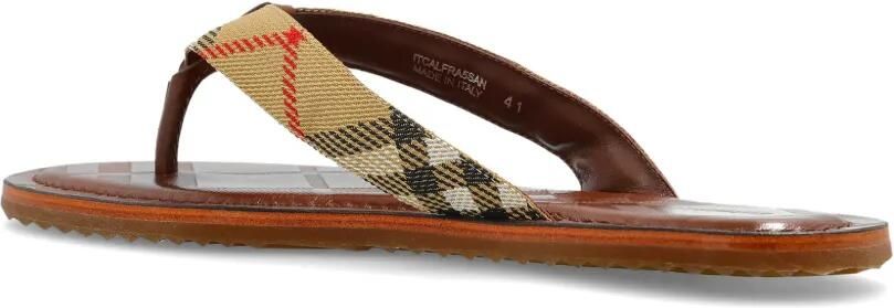 Burberry Check Pavilion sandalen Beige - Foto 4