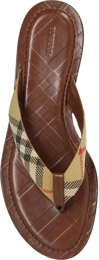 Burberry Check Pavilion sandalen Beige - Foto 3