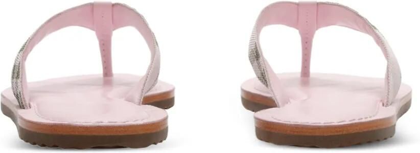 Burberry Check Pavilion sandalen Roze - Foto 4