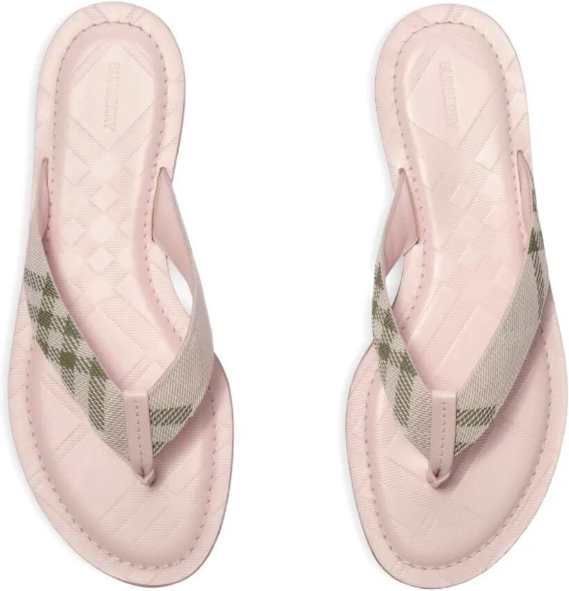 Burberry Check Pavilion sandalen Roze - Foto 3