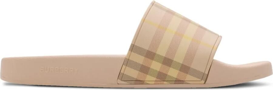 Burberry Check slippers Beige