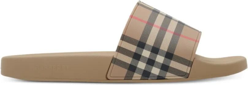 Burberry Check slippers Beige