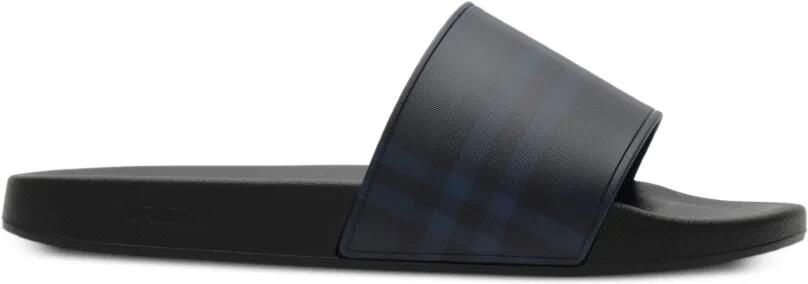 Burberry Check slippers Blauw