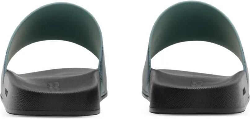 Burberry Check slippers Blauw - Foto 4