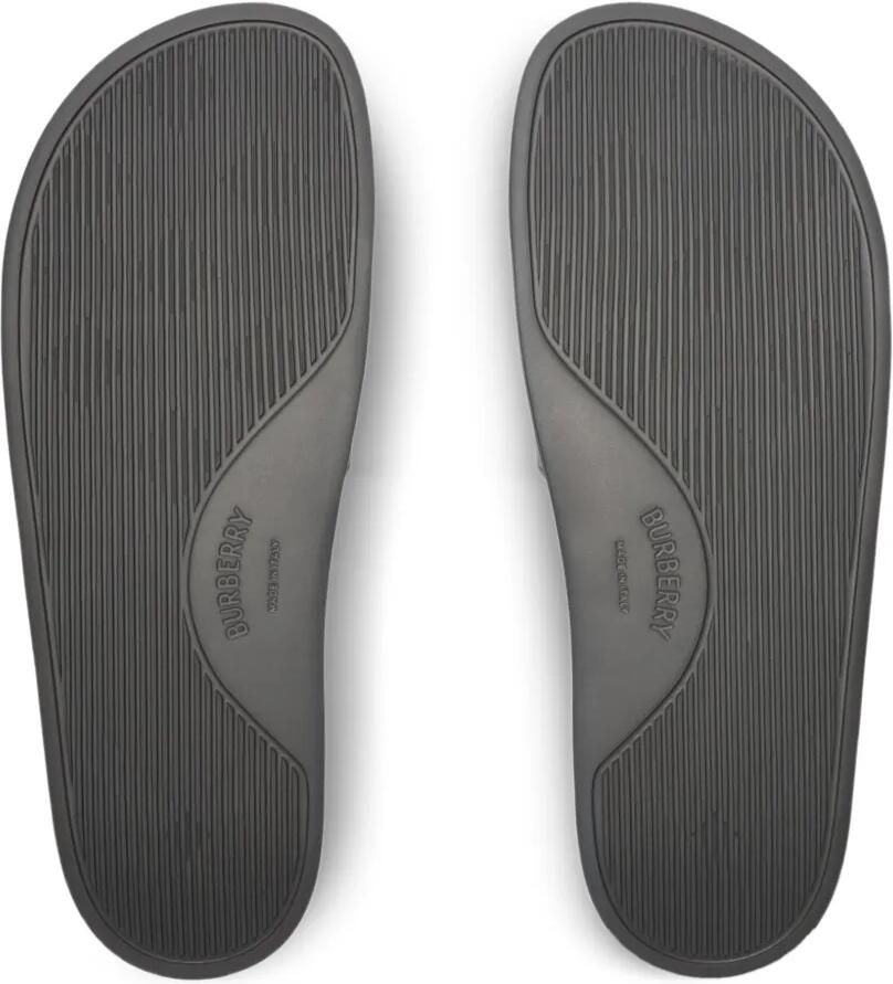Burberry Geruite sandalen Zwart - Foto 3