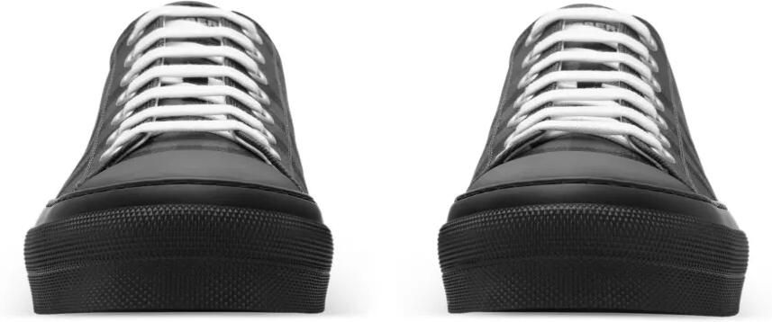 Burberry Check sneakers van nylon-blend Zwart - Foto 4