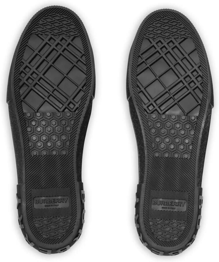 Burberry Check sneakers van nylon-blend Zwart - Foto 2