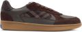 Burberry Check Terrace leren en suède sneakers Bruin - Bruin