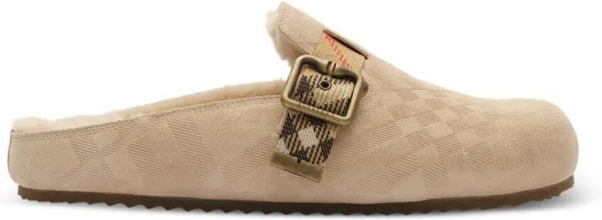 Burberry Check Urchin lammy klompen Beige