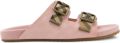 Burberry Check Urchin suède sandalen Roze - Roze