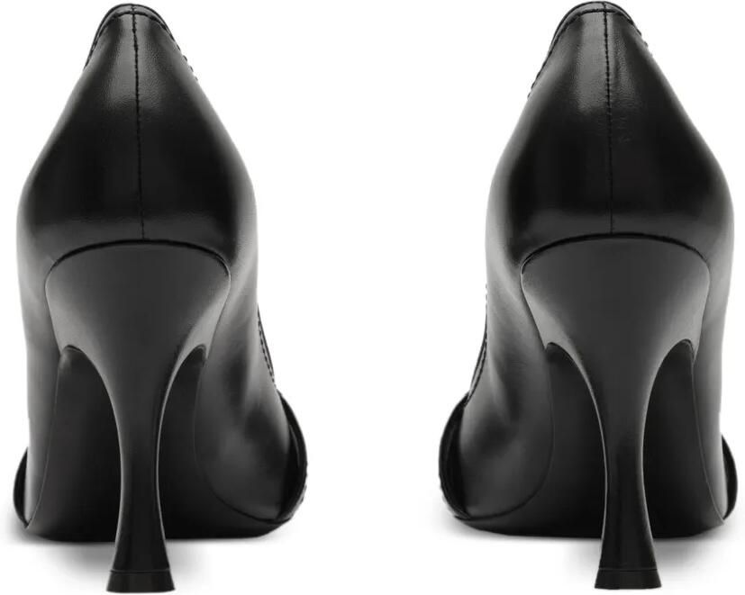 Burberry Cotswolds leren pumps Zwart
