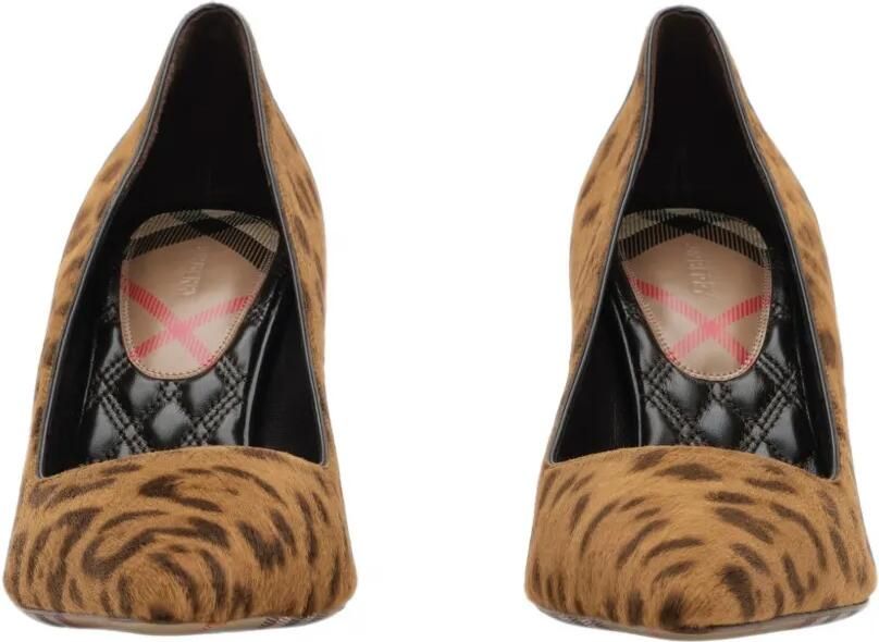 Burberry Dame high-top pumps met luipaardprint Bruin - Foto 5