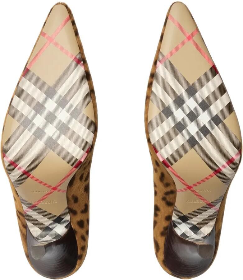 Burberry Dame high-top pumps met luipaardprint Bruin - Foto 2