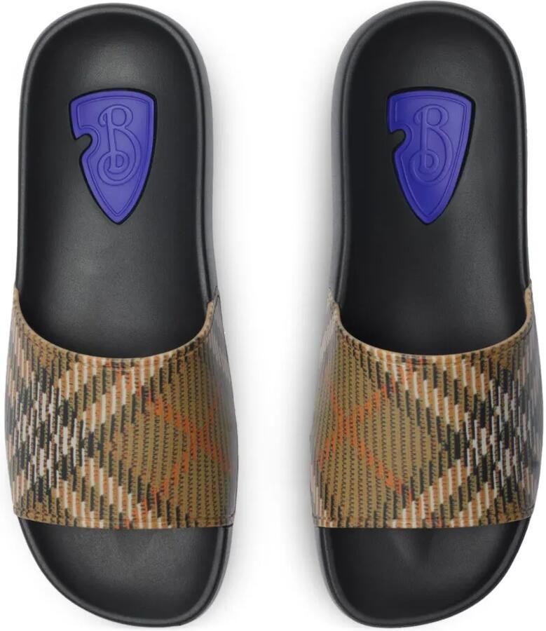 Burberry Dive slippers Bruin - Foto 2