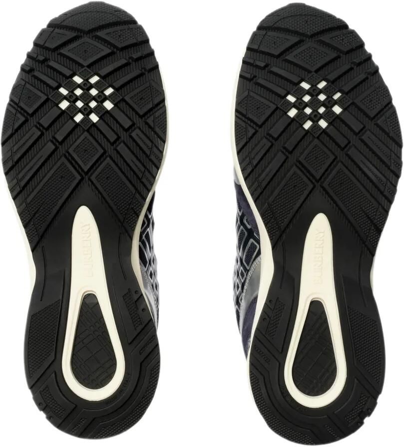 Burberry Eclipse suède nylon sneakers Blauw - Foto 2