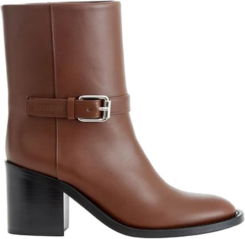Burberry Enkellaarzen met gesp Bruin