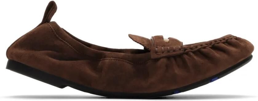 Burberry Fawn suède loafers Bruin