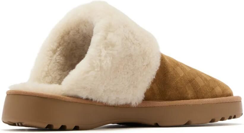 Burberry Geruite lammy Flint slippers Bruin - Foto 3