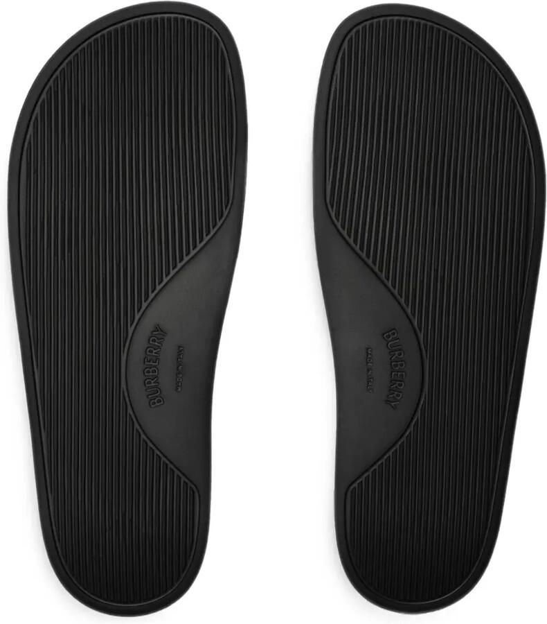 Burberry Geruite slippers Bruin - Foto 2