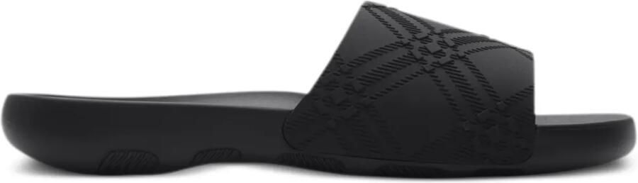 Burberry Geruite slippers Zwart