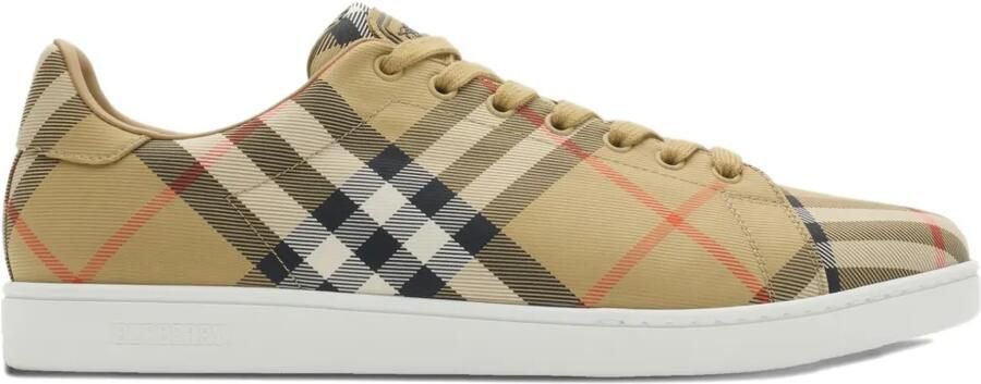 Burberry Geruite sneakers Beige