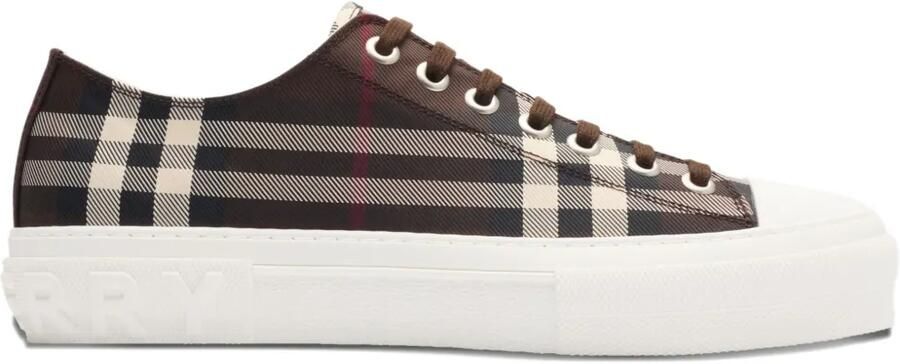 Burberry Geruite sneakers Bruin