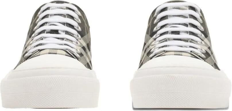 Burberry Geruite sneakers Bruin