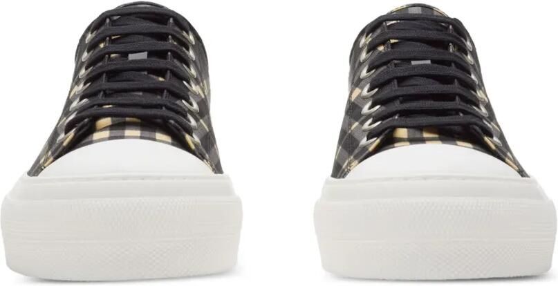 Burberry Geruite sneakers Zwart - Foto 5