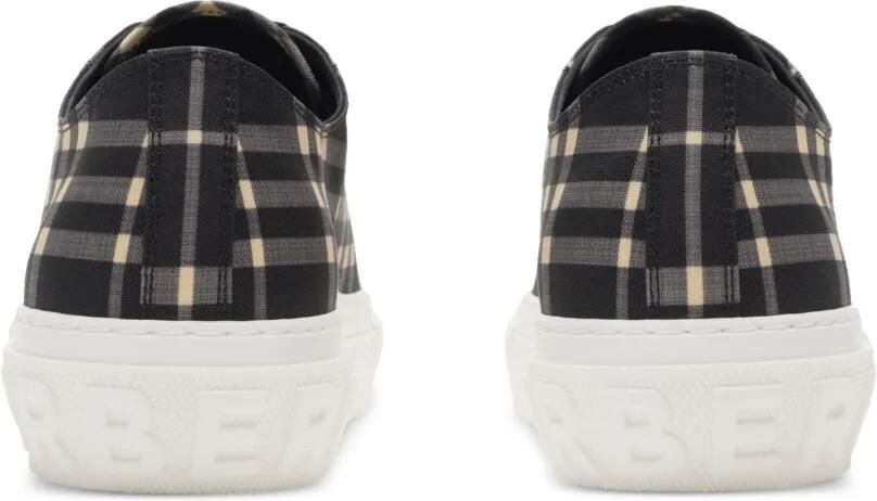 Burberry Geruite sneakers Zwart - Foto 4